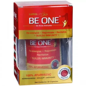 BE ONE 100% Ayurvedic Energy and Immunity Health Supplement, Orange,Pack of 30 Count capsules
